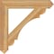 Ekena Millwork Olympic Arts & Crafts Rough Sawn Bracket, Western Red Cedar, 6"W x 40"D x 40"H BKT06X40X40OLY03RWR - alternate 2